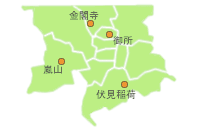 京都　マンスリーマンション地図